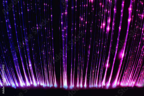 Fiber optic cables in the light sensory room (5)