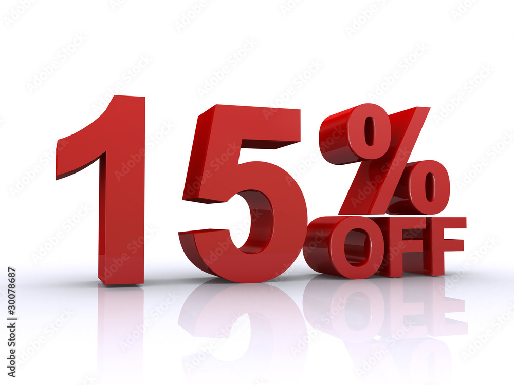15 percent off discount 15 percent off discount