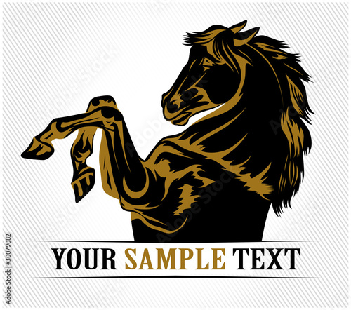 mustang horse icon