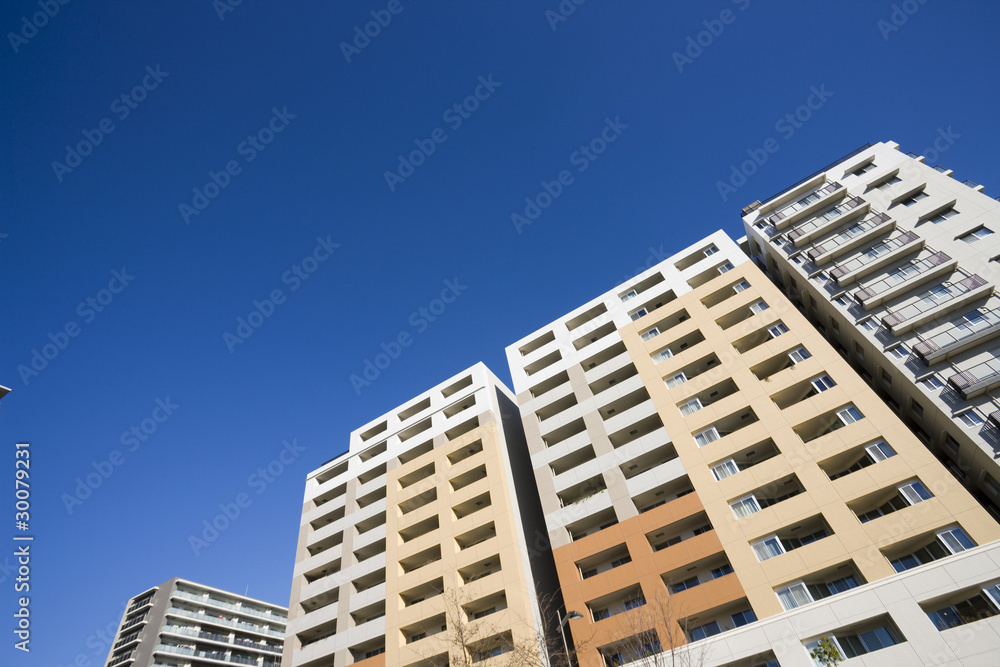高層マンション、 高層マンション、