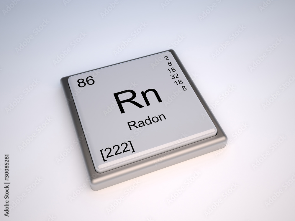 Radon chemical element of the periodic table with symbol Rn Radon chemical element of the periodic table with symbol Rn