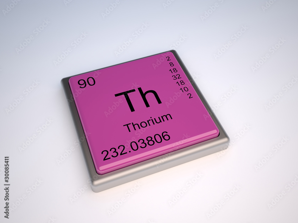Thorium chemical element of the periodic table with symbol Th Thorium chemical element of the periodic table with symbol Th