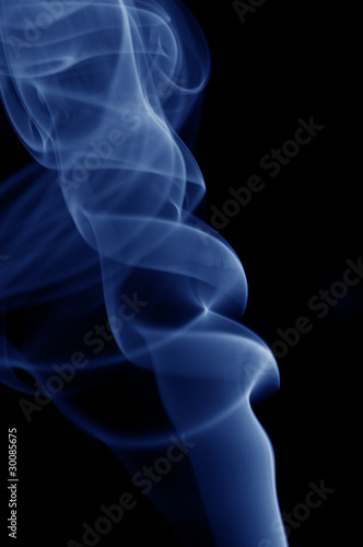 abstract smoke isolated on the black