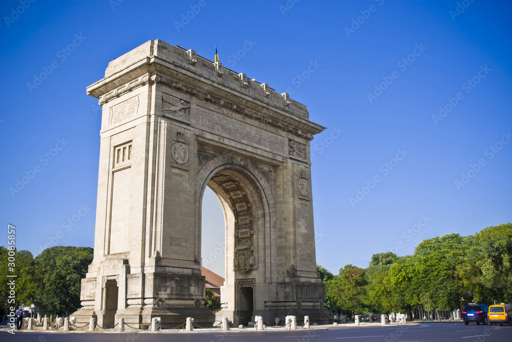 Arch of Triumph,  Bucharest, Romania