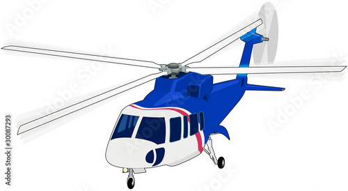 A helicopter