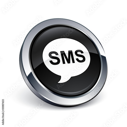 icône bouton internet message sms