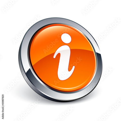 icône bouton internet information