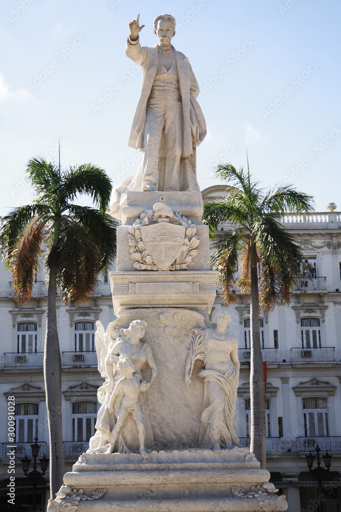 Statue of Jose Marti Havana