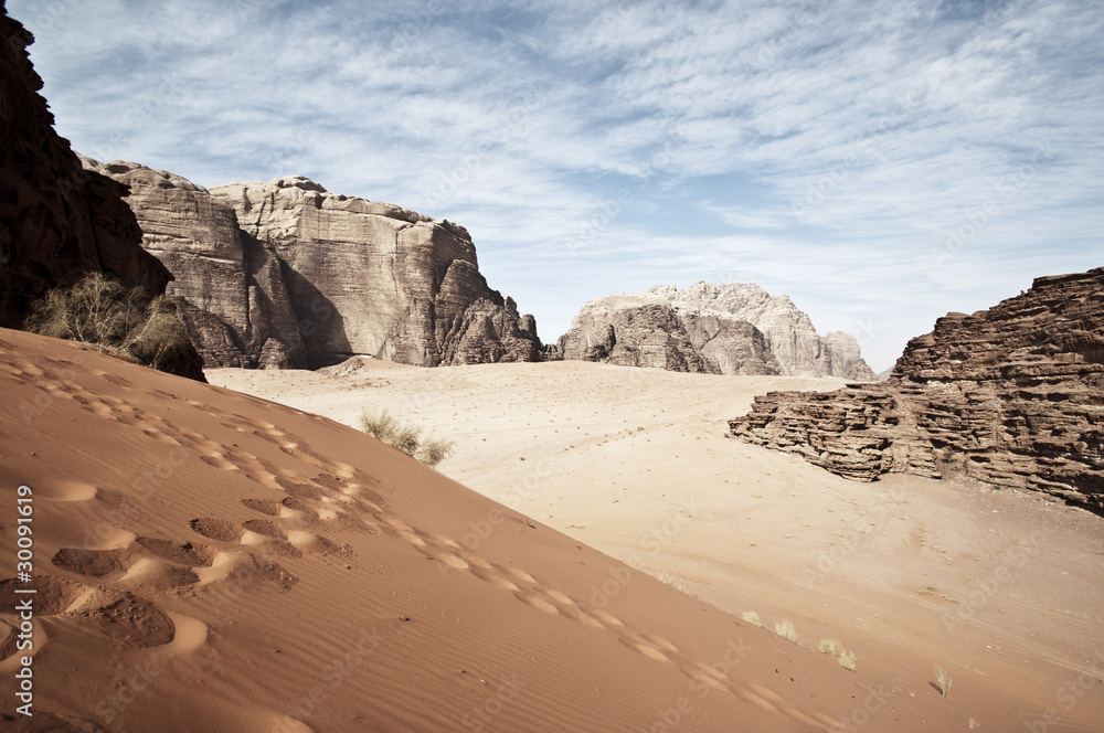 The Valley of the Moon (Wadi Rum)