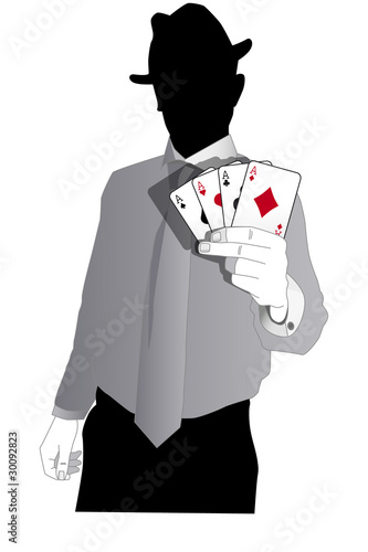 POKERSPIELER, Poker, Winner, AS, poker player