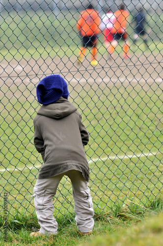 Little football fan photo