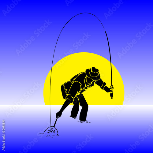 fisherman vector