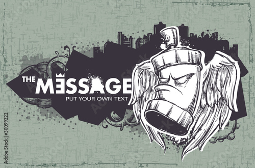Modern sketchy style banner