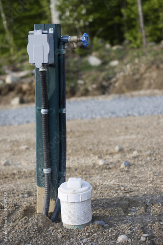 Full service campground Electricity Water and Sewage