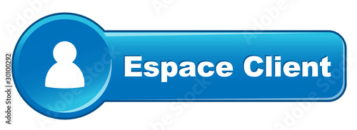 Bouton Web ESPACE CLIENT (contact accueil service clients aide)
