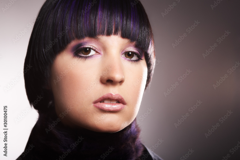 Model mit Bob-Frisur Model mit Bob-Frisur