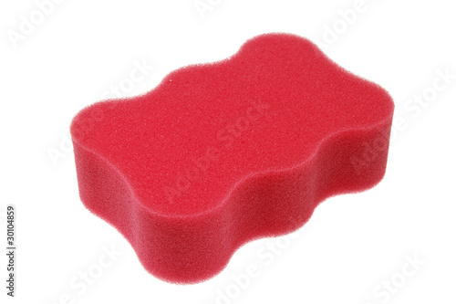 Pink bath sponge