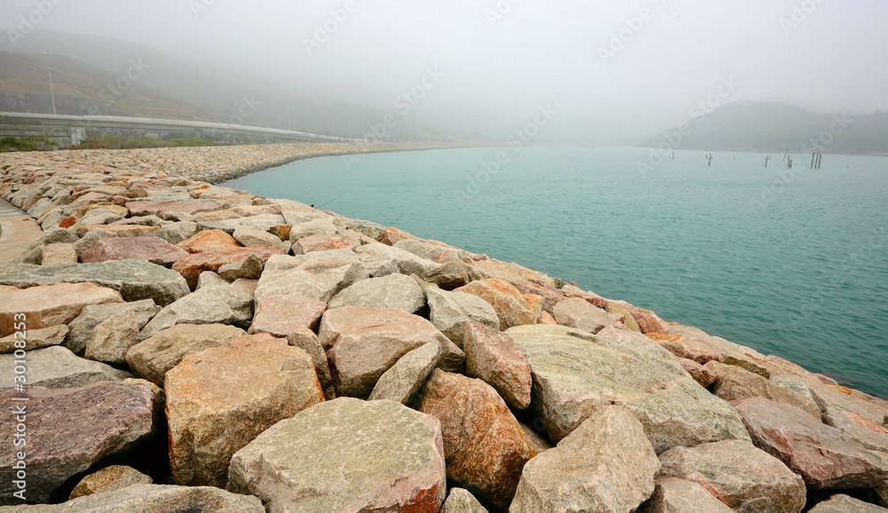 rock jetty