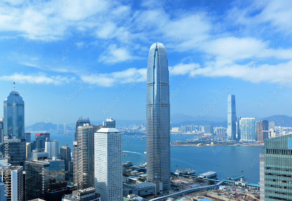 Naklejka premium Hong Kong