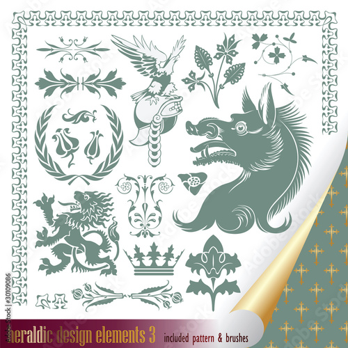 heraldry - elements for your heraldic design projects
