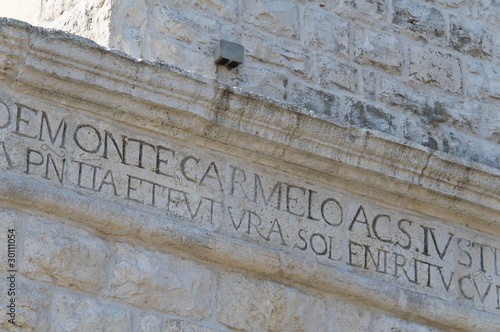 Latin inscription.