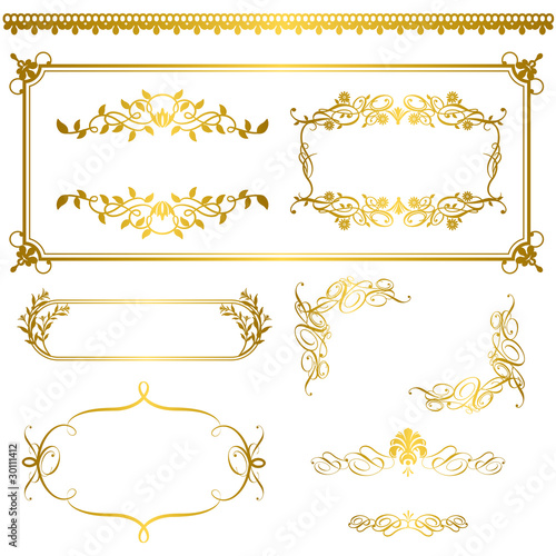 gold frame