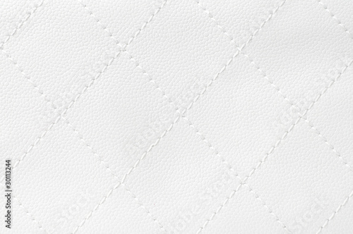 white quilted leather
