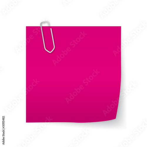 Pos it vector pink icone