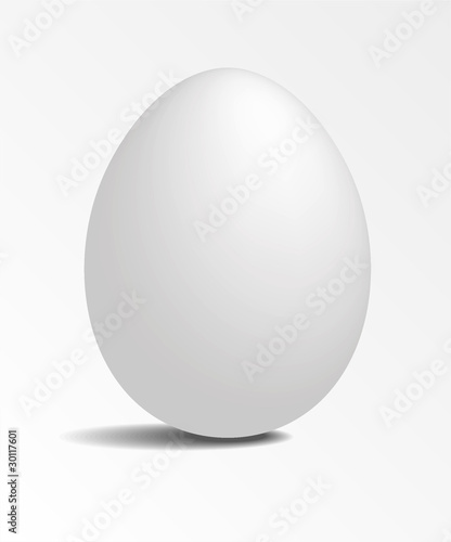 3D Egg. Vector Illustration