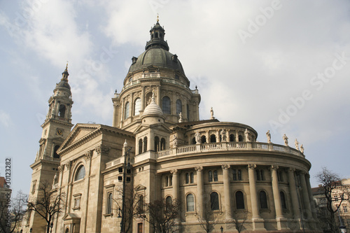 Saint Stephen's Basilica in Budapest, view from the back