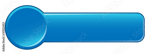 BLUE WEB BUTTON (blue template internet blank go click here)