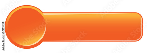 ORANGE WEB BUTTON (template internet template click here vector)