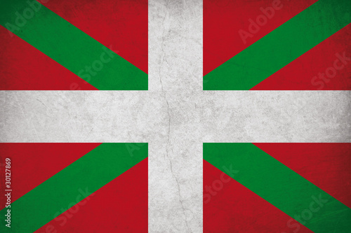 Drapeau basque grunge