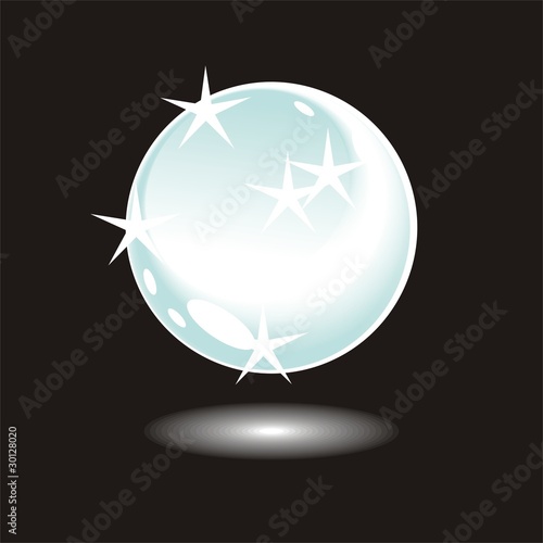 pearl   or magic crystal ball
