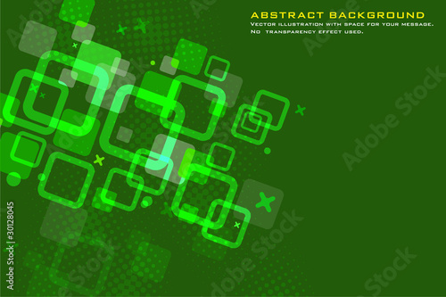 Abstract green vector background with place for your text