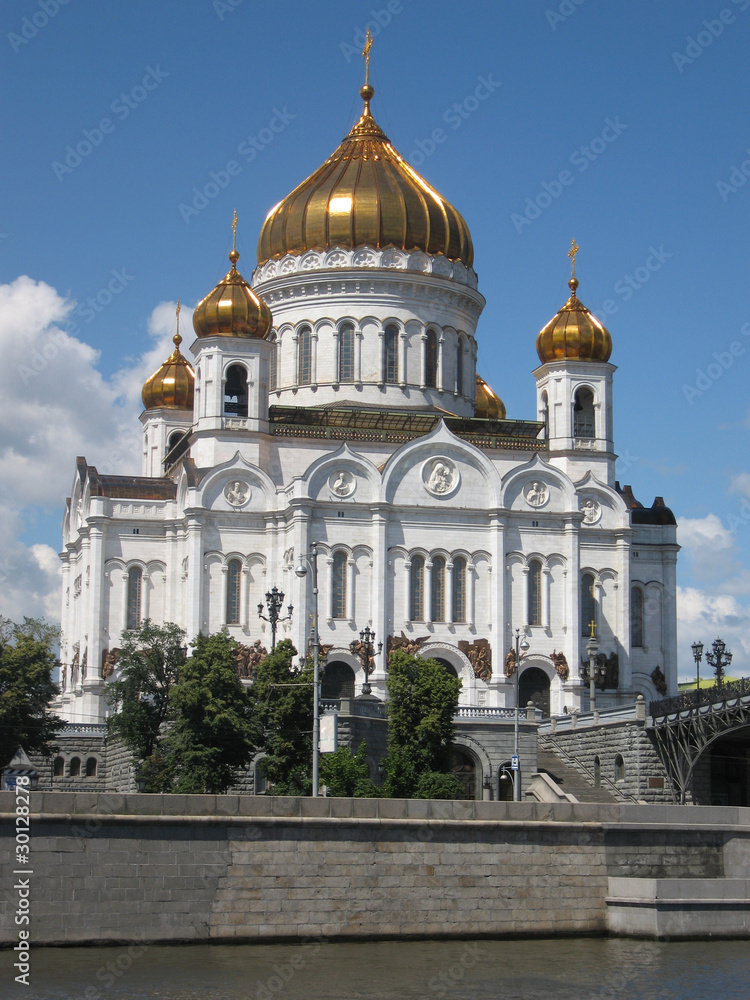 Cathedral of Jesus Christ Saviour in Moscow, Russia