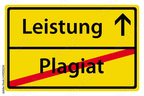Leistung anstatt Plagiat