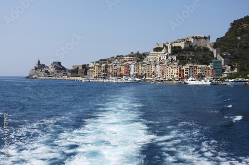 Fototapeta Naklejka Na Ścianę i Meble -  Leaving Portovenere, Cinque Terre