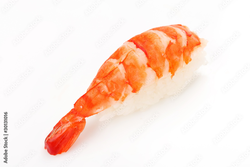 sushi on the white sushi on the white