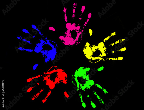 hand prints