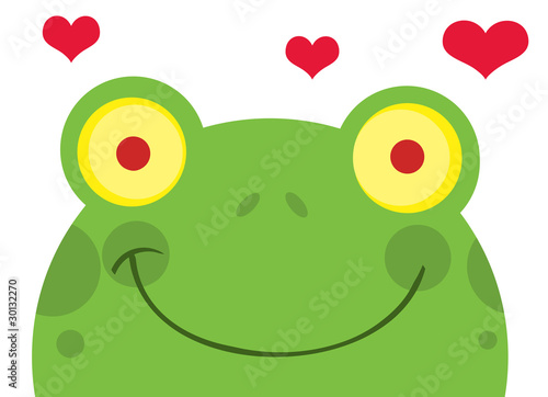 Frog With Hearts