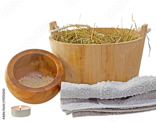 Salt and hay