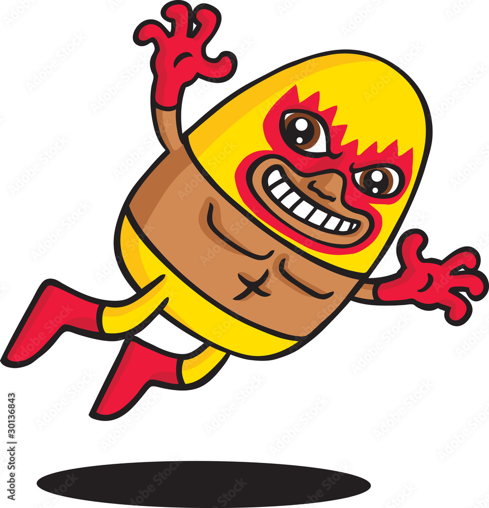 Fototapeta premium Angry Wrestler