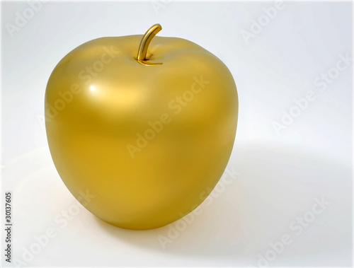 Gold apple photo