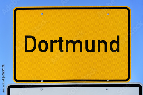 Ortsschild Dortmund
