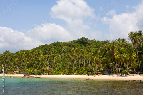 Beautiful tropical beach in Koh Kood   Thailand