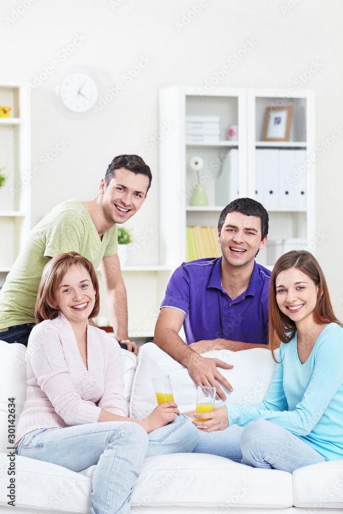 Fototapeta premium Young friends