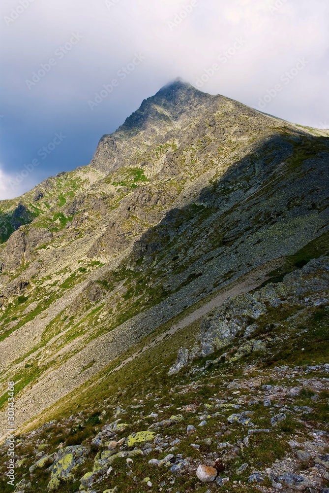Fototapeta premium krivan mountain in a mist. slovakia