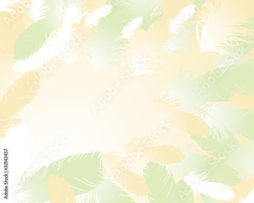 feather background yellow