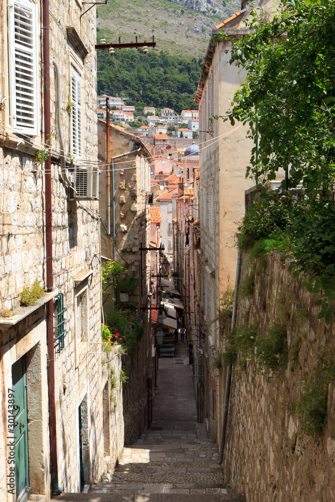 Naklejka premium Alleyway